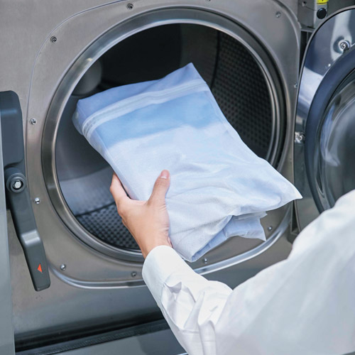 洗えるウール混ストレッチジャケット