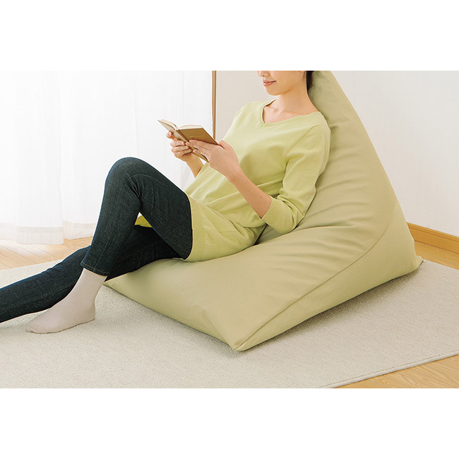 洗える帆布仕立てのクッション座椅子／大