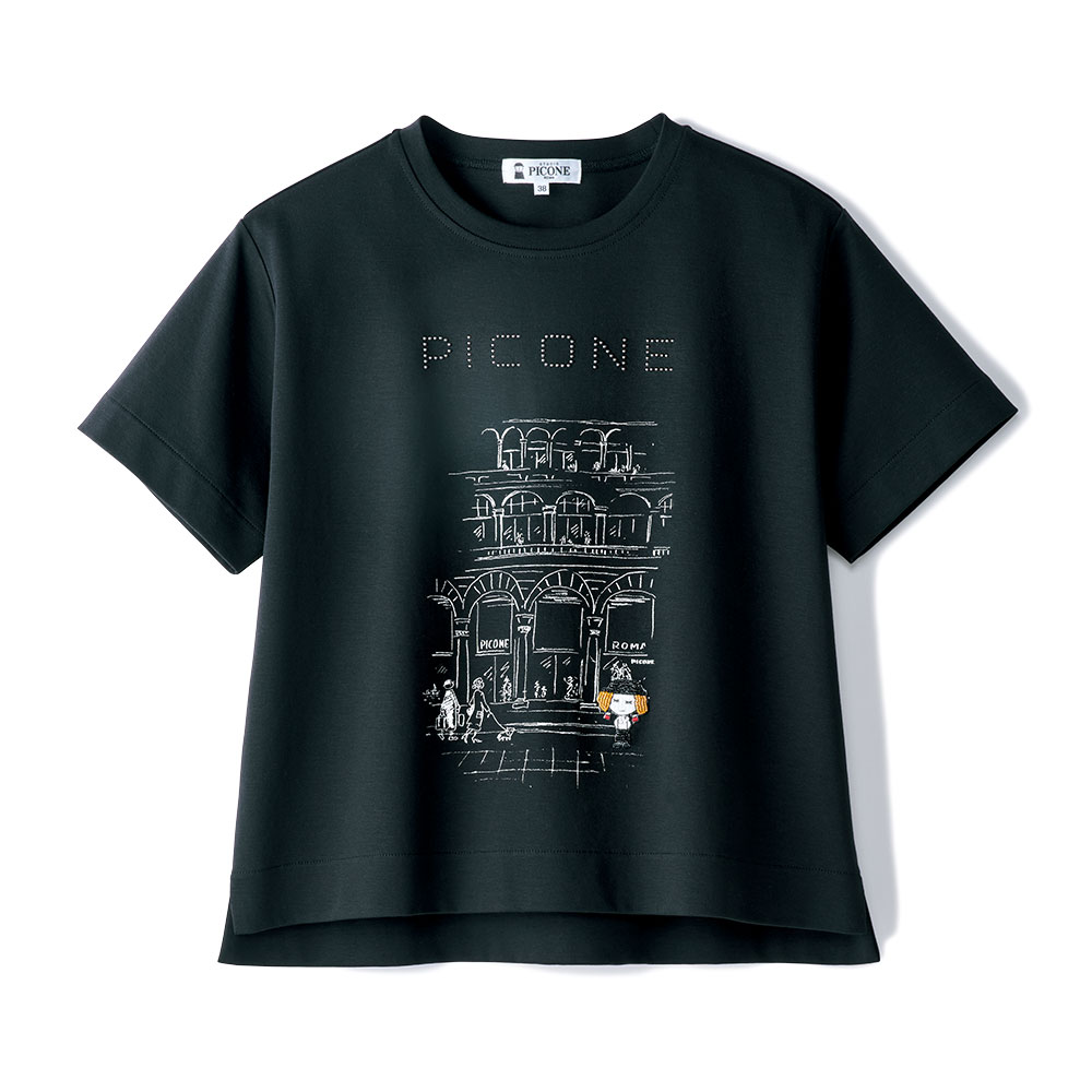 接触冷感プリントプルオーバー