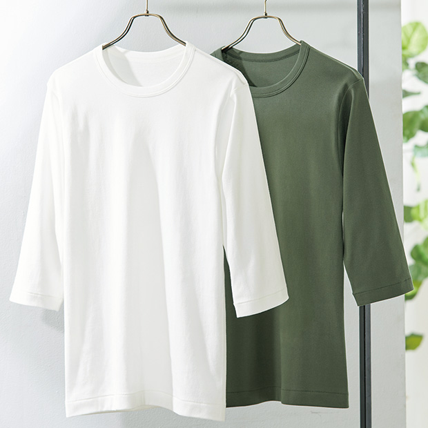 セイヤングZekoo限定モデル･七分袖Tシャツ／2色組