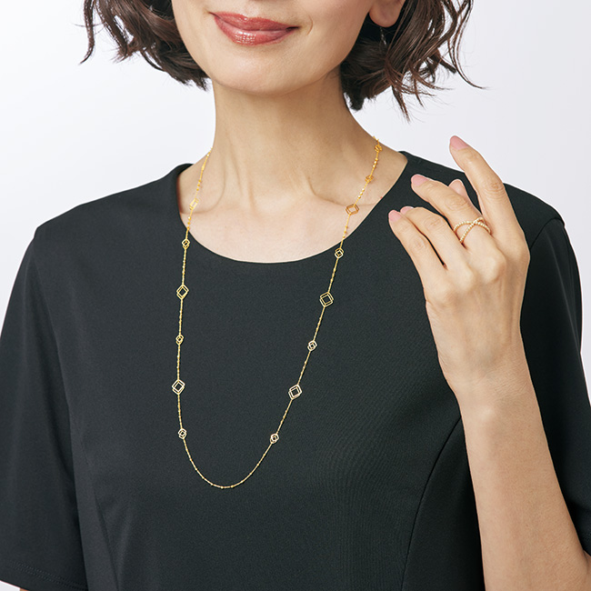 K18チェーンネックレス