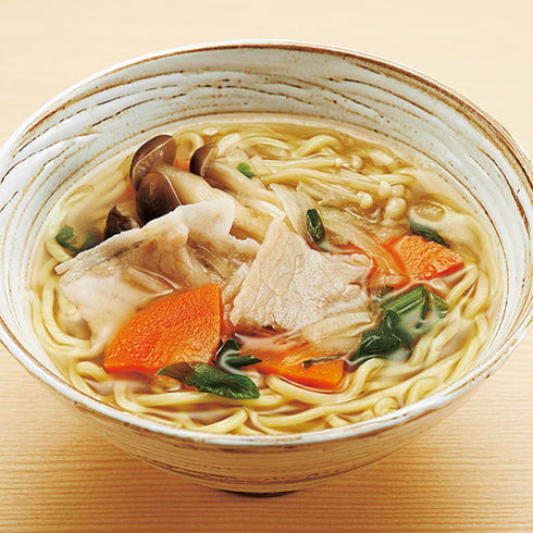 豚肉と茸/白味噌味