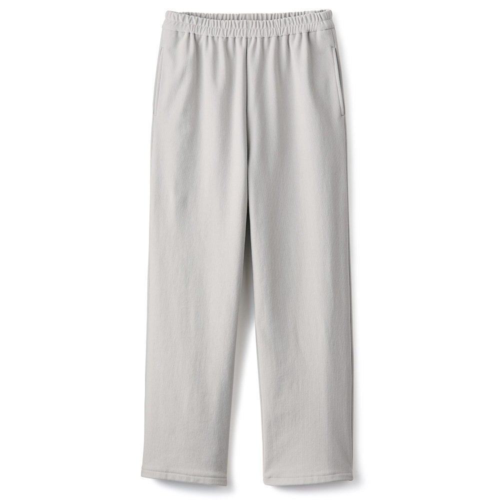 細畝コーデュロイ裏起毛セミワイドパンツ