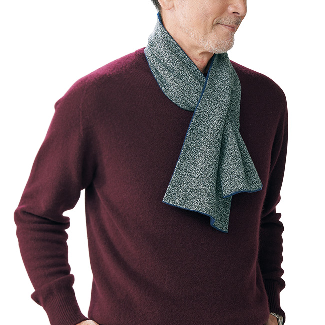 リバーシブルミニマフラー