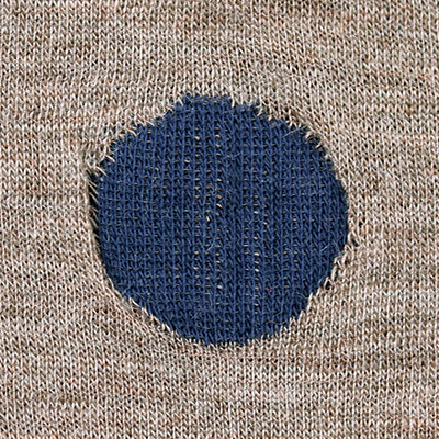 接結ジャカードドット柄プルオーバー