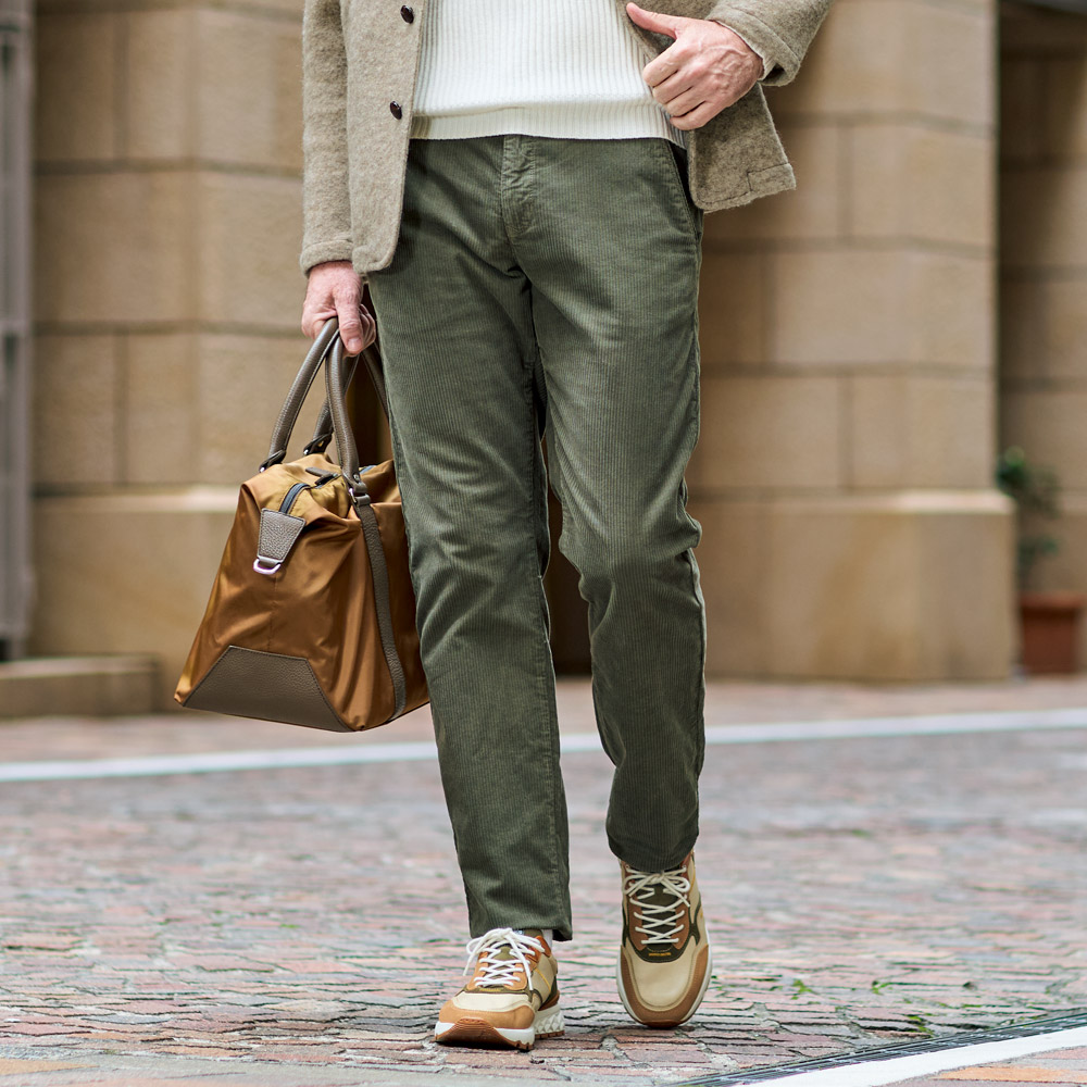 レザーコンビネーションシューズ