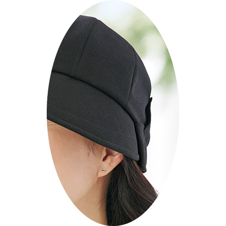 遮光UVカットブリム・リボンデザインキャップ