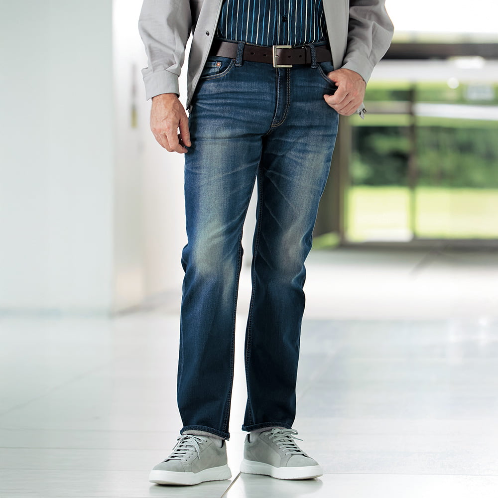 軽快ストレッチデニムパンツ