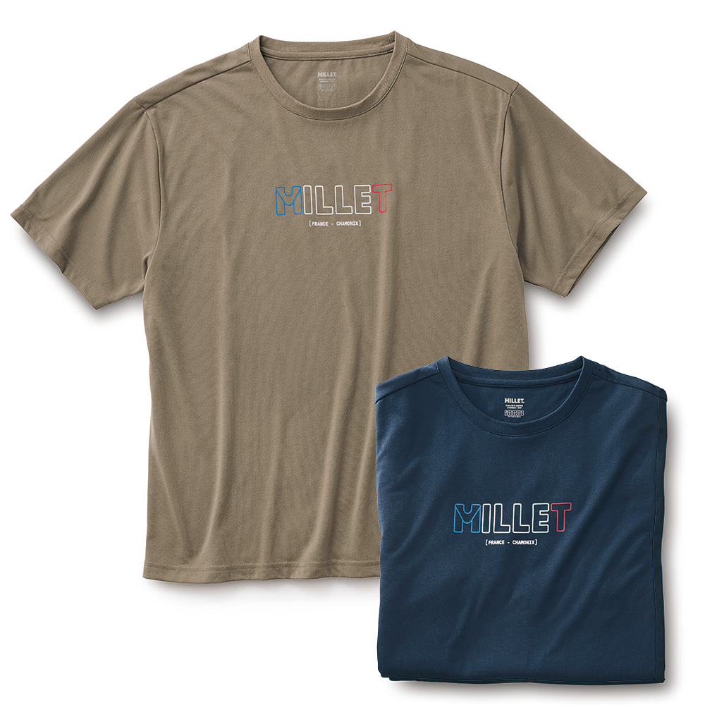 アウトラインロゴTシャツ／2色セット