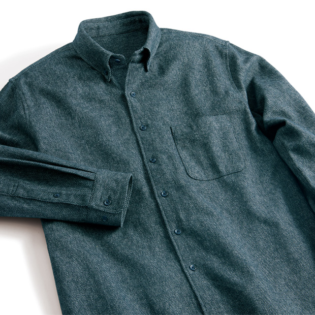 クロモア･ツィーディーコットンシャツ