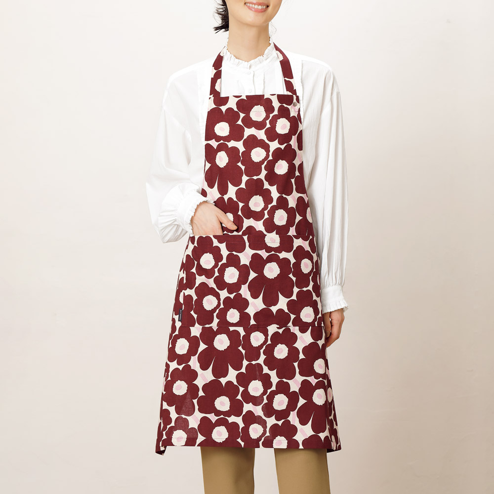 ウニッコ柄エプロン