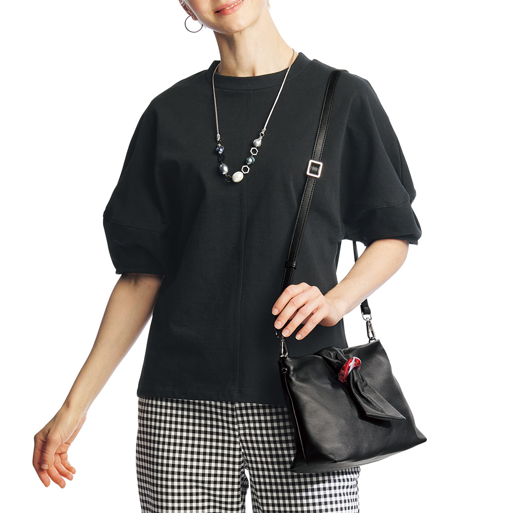 ムラーノガラスリング使いのショルダーバッグ