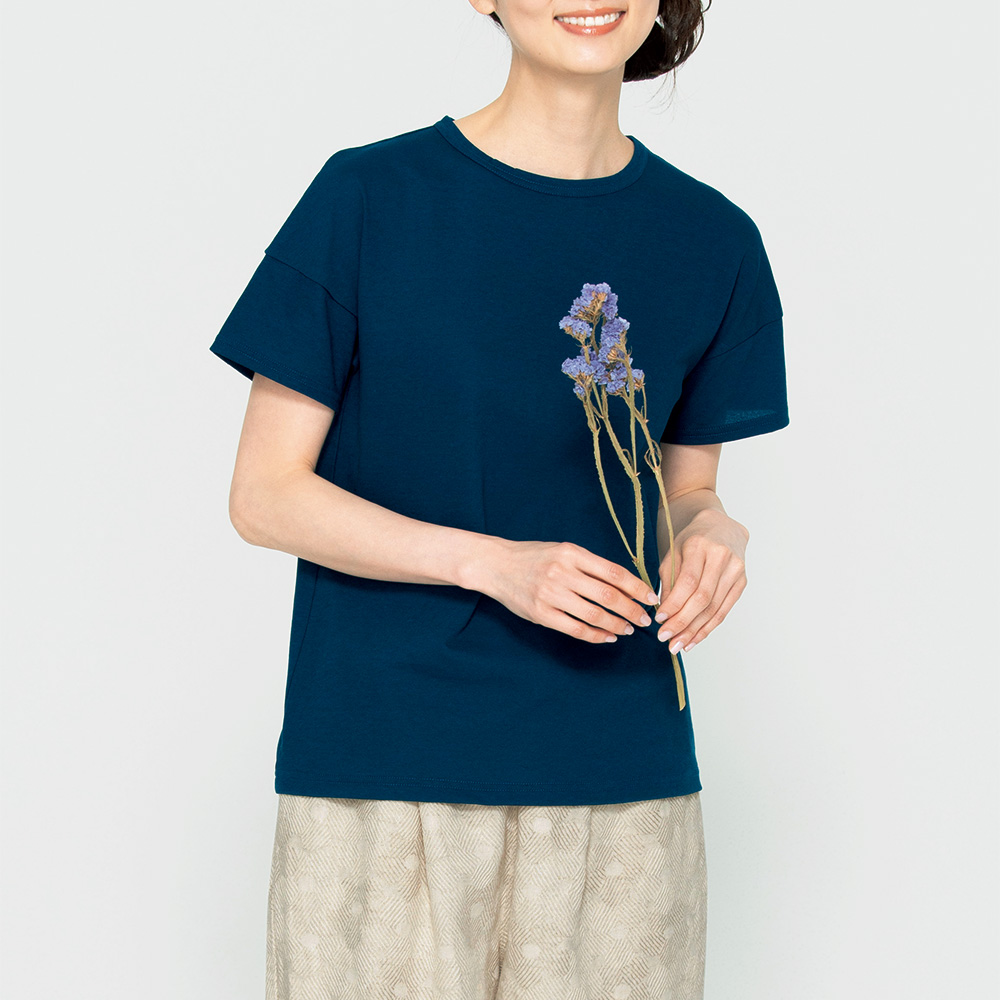 コットン強撚半袖Tシャツ／2色セット