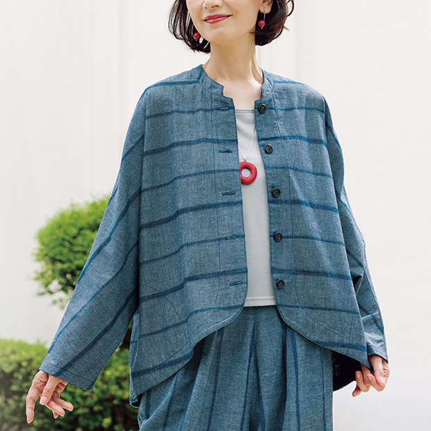 コットンデザインジャケット