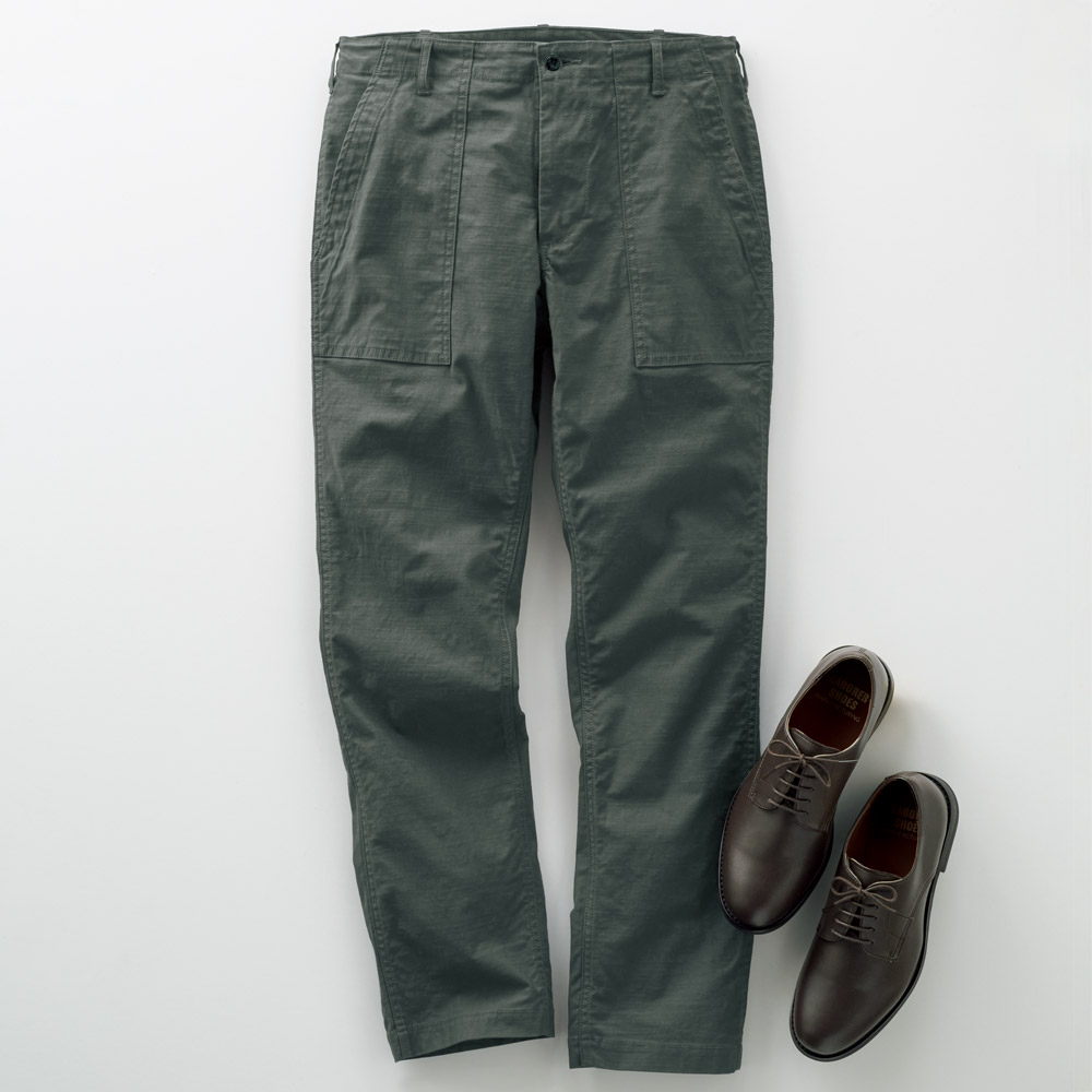 ストレッチバックサテン･ベイカーパンツ