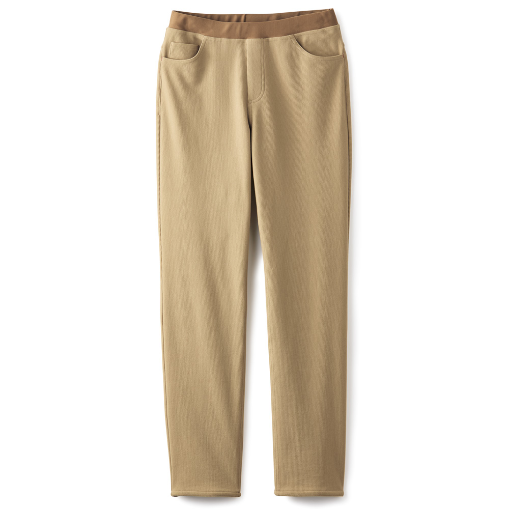 ストレッチコーデュロイ裏起毛パンツ