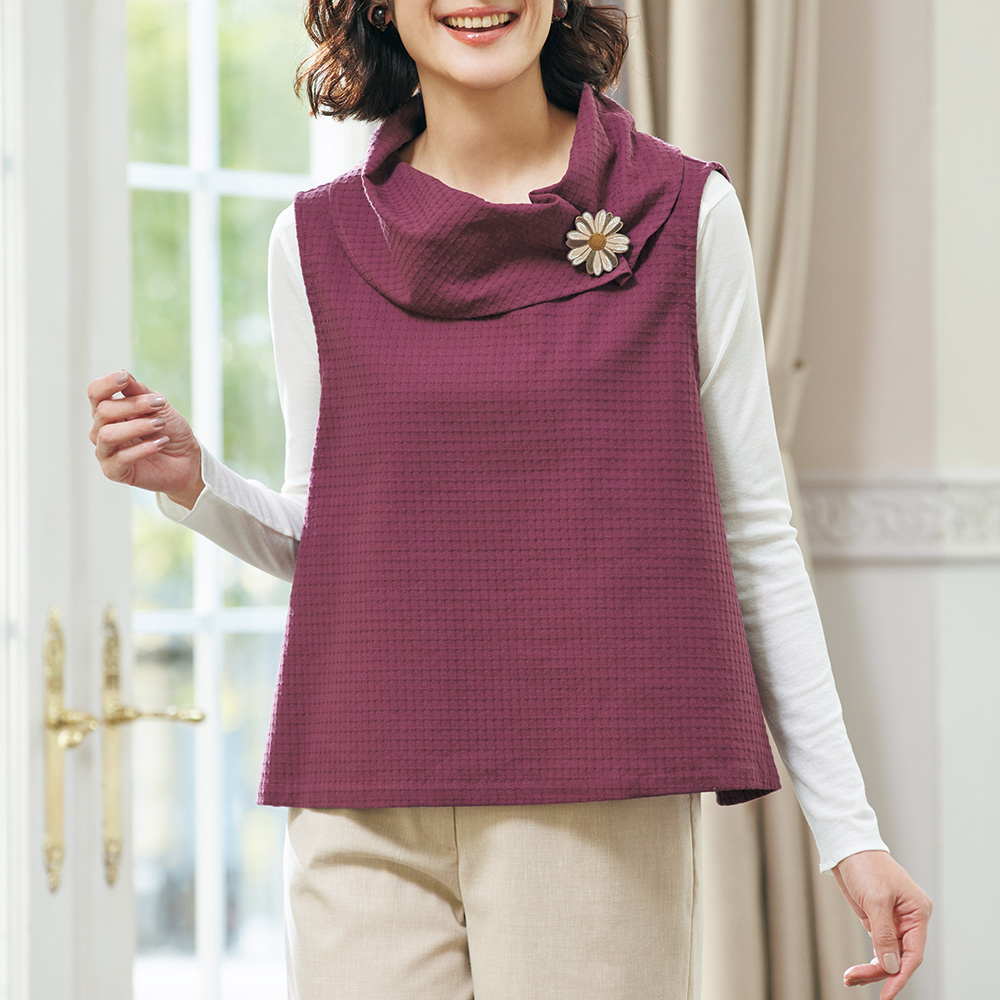 オフカラーベスト