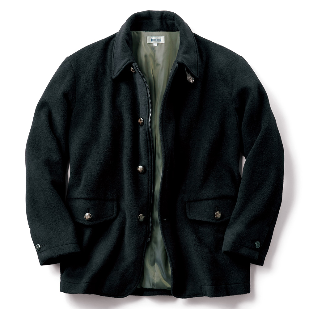 ウールカシミヤビーバーカントリージャケット