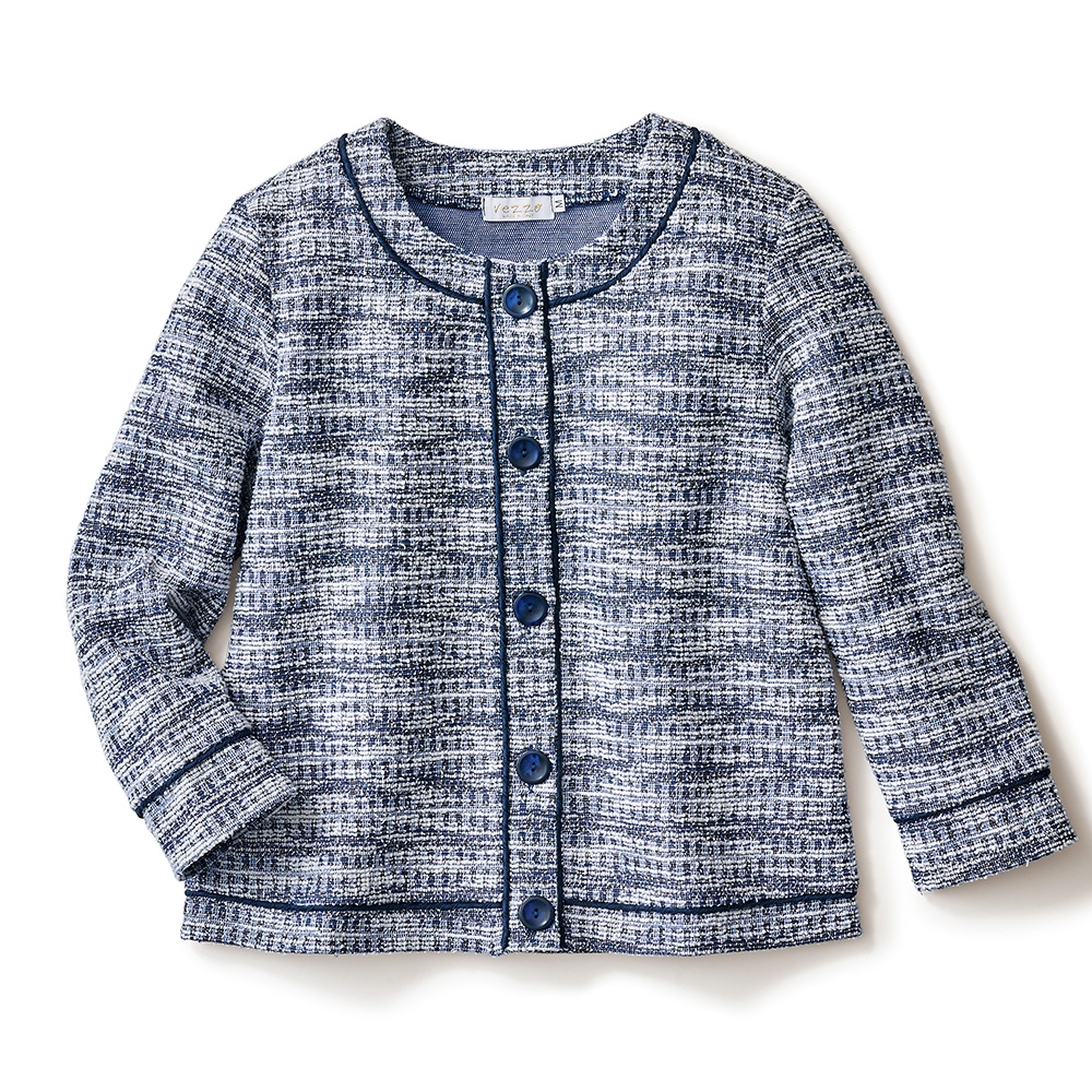 ツイードノーカラージャケット