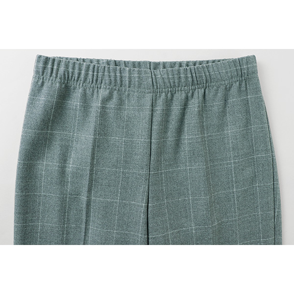 ラメ入りチェックスパッツパンツ