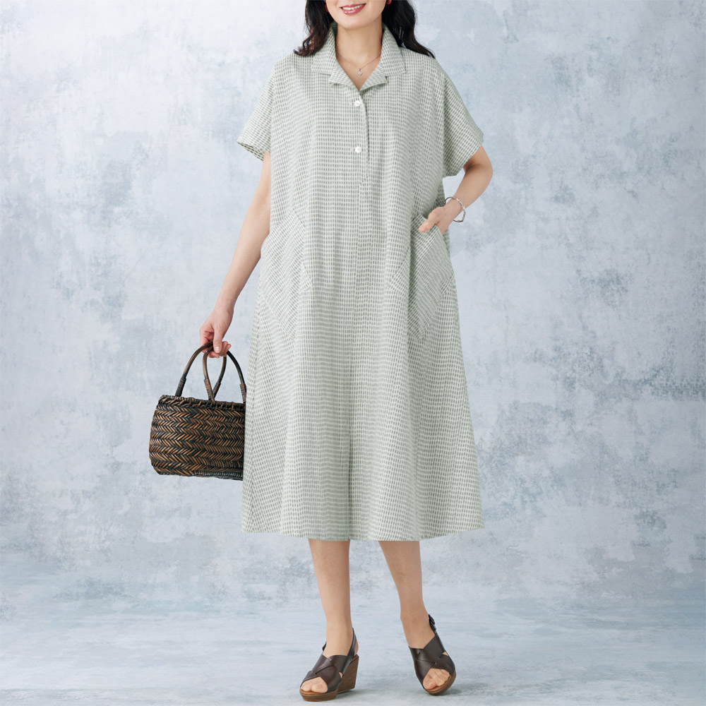 織立白文人･ビッグワンピース