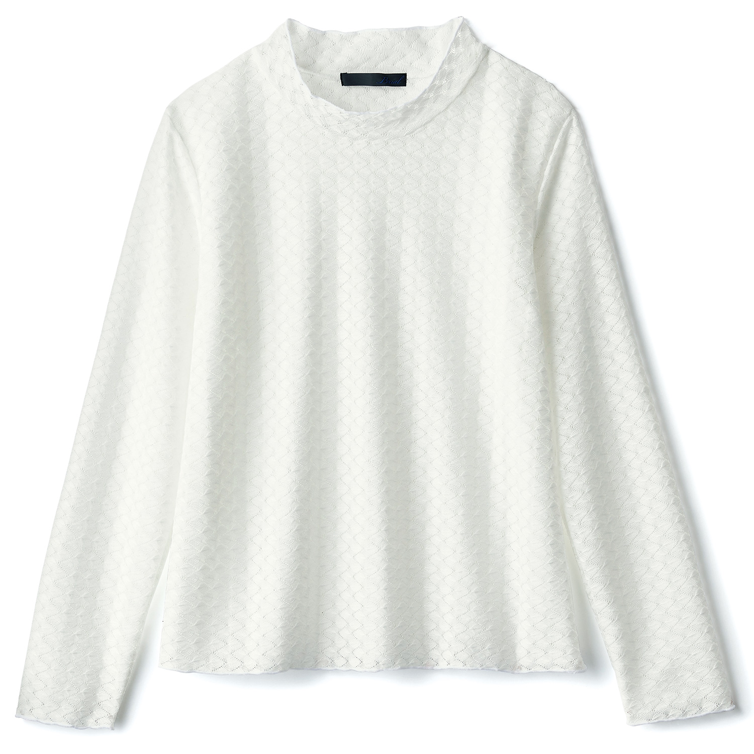 レース編みプルオーバー