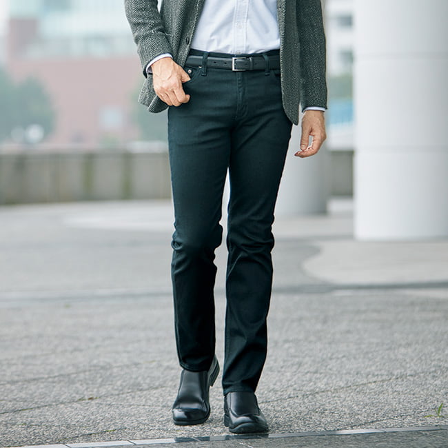 軽快ストレッチデニムパンツ