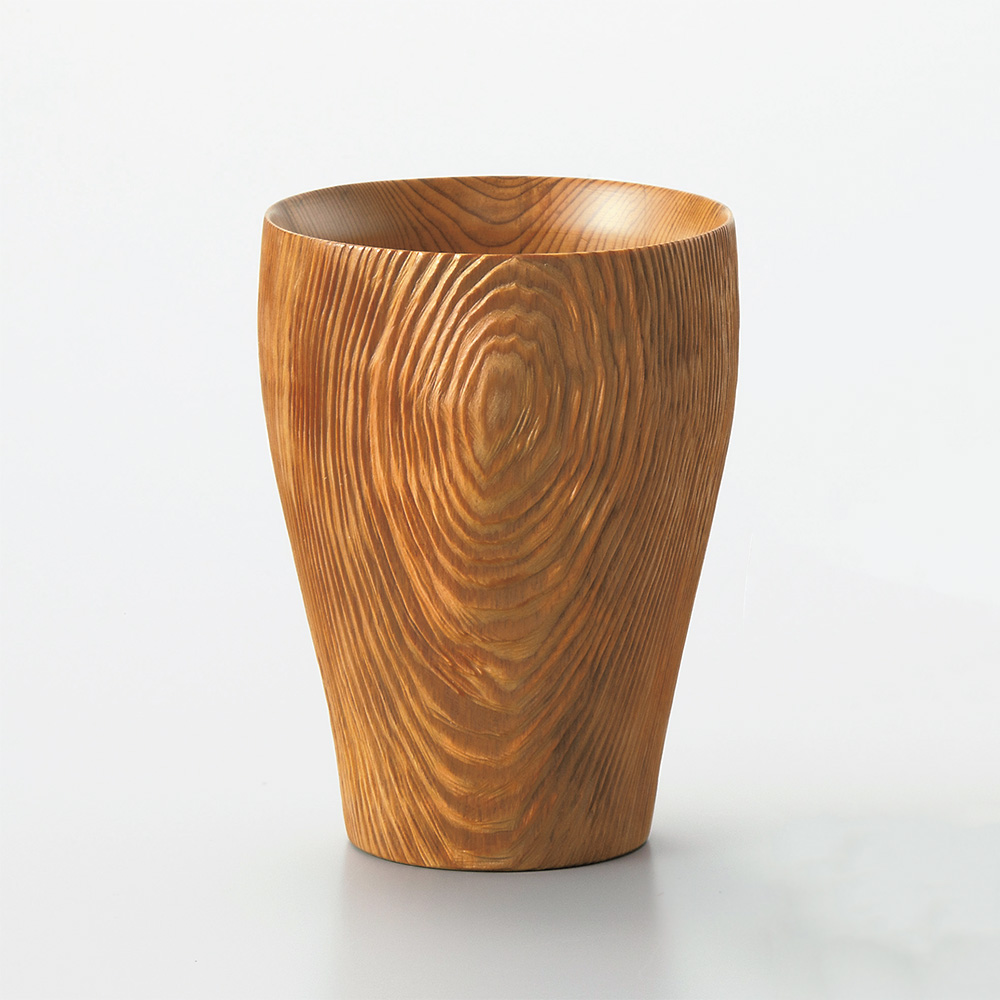 屋久杉／浮造りフリーカップ