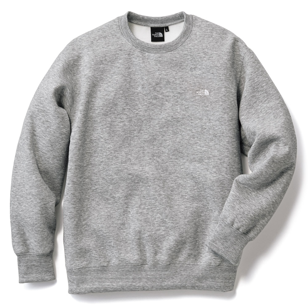 スモールロゴヘザースウェットクルー