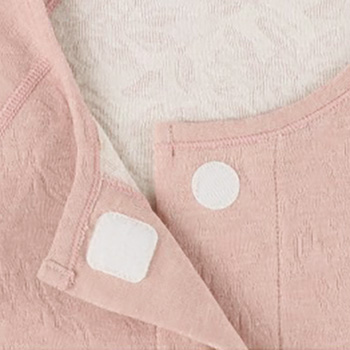 肌側起毛ふんわりあったか前開きトップス八分袖（2枚組