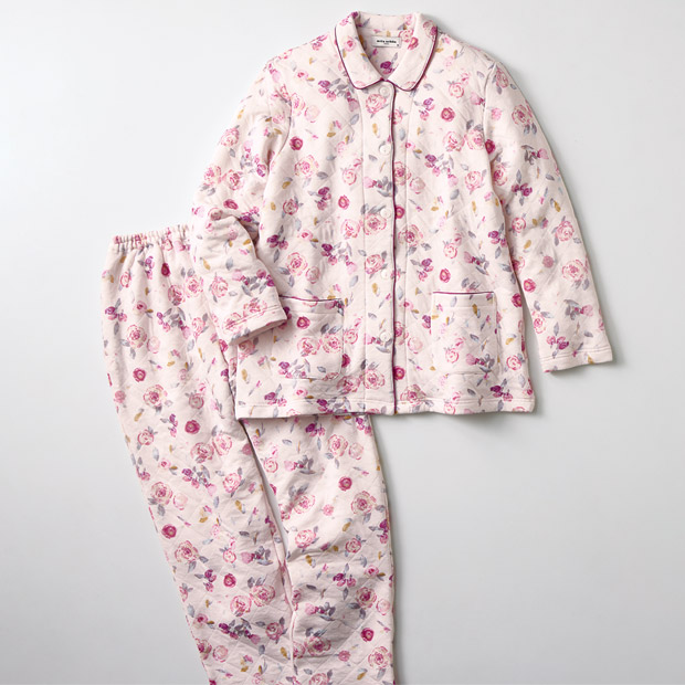 中わた入りキルト風パジャマ