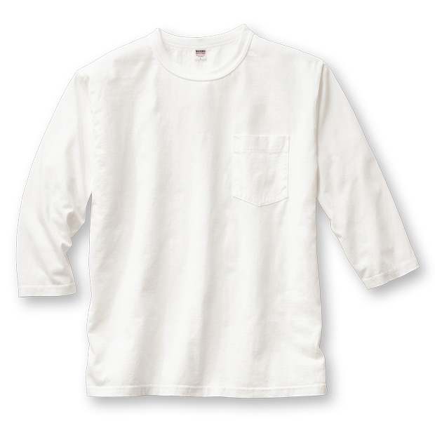 タフネック七分袖Tシャツ