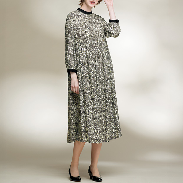 プリントワンピース