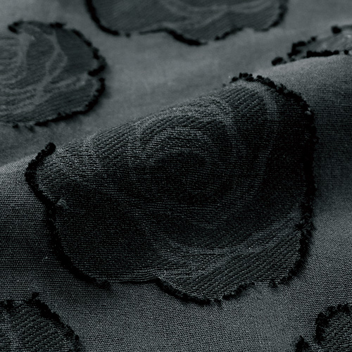 ローズ柄ジャカードデザインブラウス