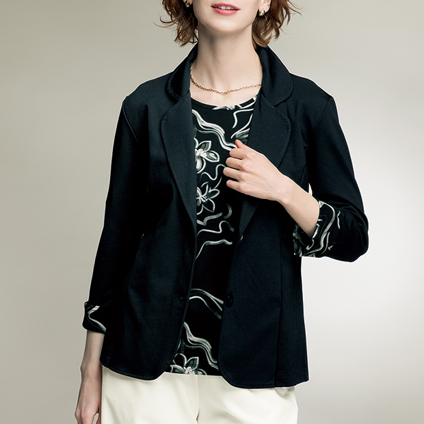 七分袖ジャケット