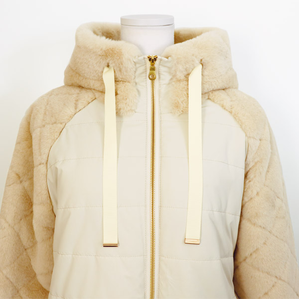 ファー使い中わたコート