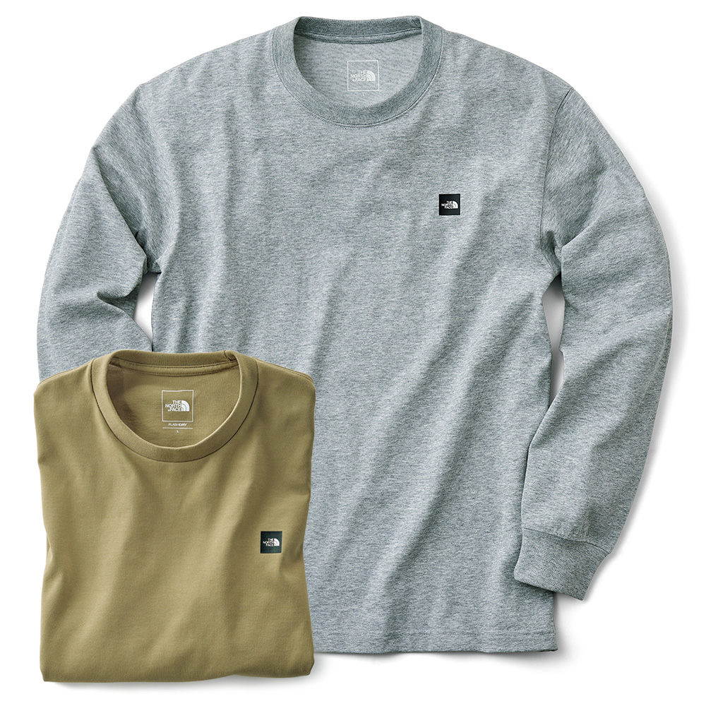 ロングスリーブスモールボックスロゴティー／2色セット