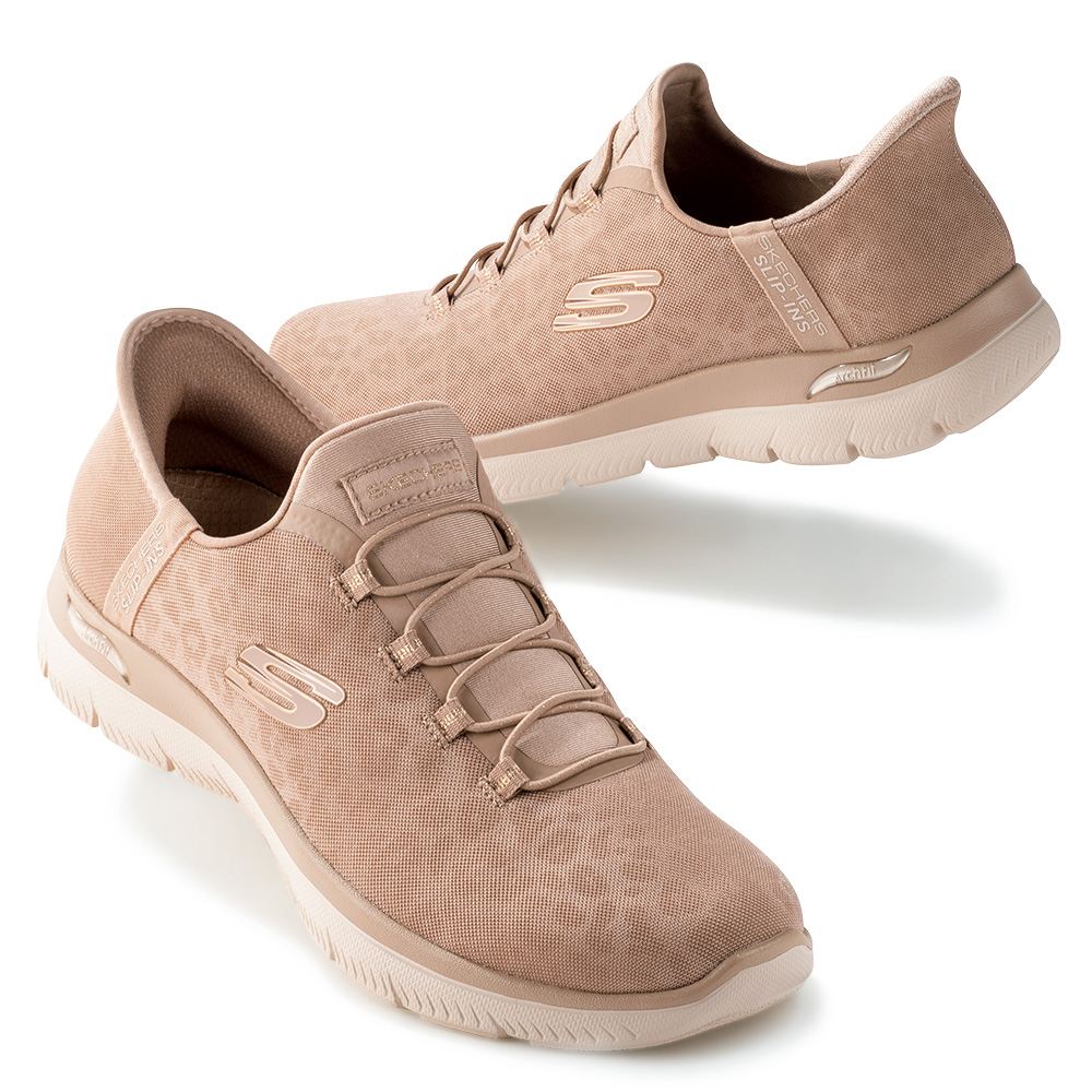 シャドーレオパード柄スリップオン／スリップインズ