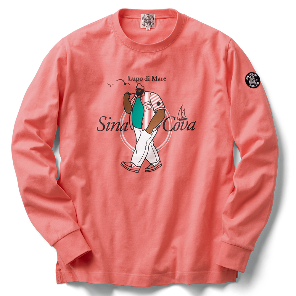 マリンモチーフ長袖Tシャツ