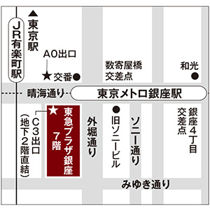 LightUp/Zekoo 銀座店地図