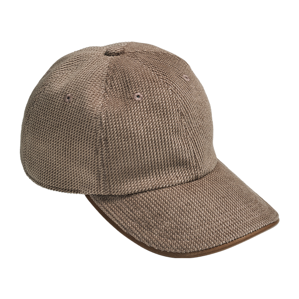 抜染プリントコーデュロイキャップ