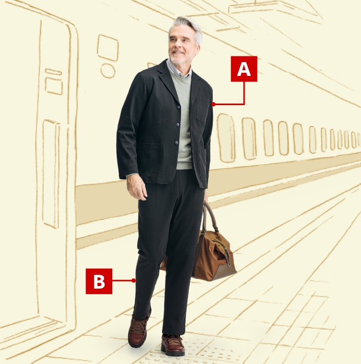 旅のラウンジジャケット　旅のラウンジパンツ