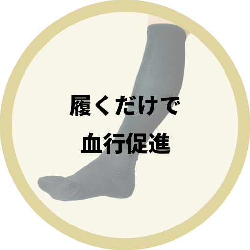 履くだけで血行促進