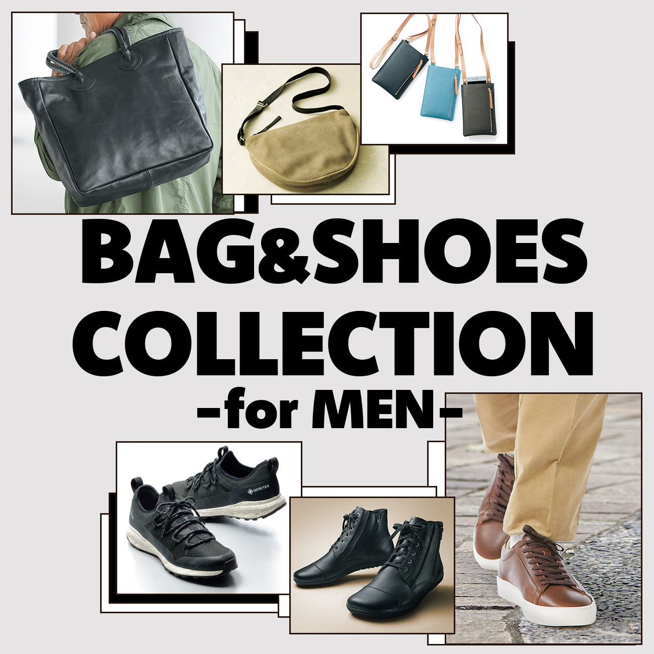 【特集】BAG&SHOES COLLECTION for Men